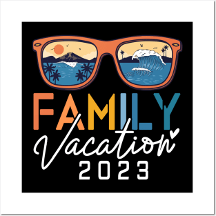 Family Vacation 2023 Beach Matching Summer Vacation 2023 Posters and Art